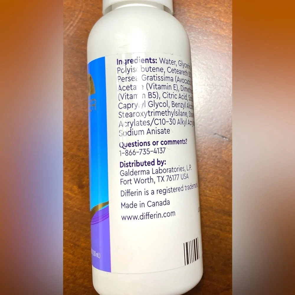 Differin Face Moisturizer Soothing Lotion for Face and Body,Gentle Skin Care